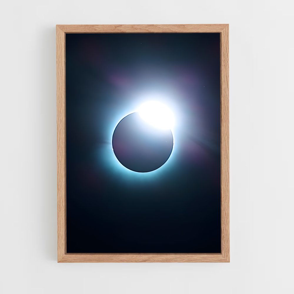 Poster Total éclipsé mystérieux – affiche Univers (vue 4)